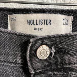 Hollister Baggy Jeans in Charcoal